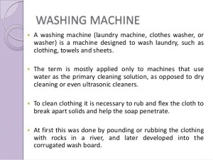 definition of a washing machine